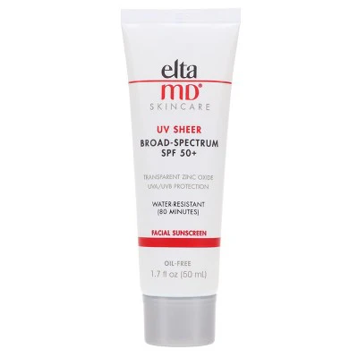EltaMD UV Sheer Broad-Spectrum SPF 50+ Facial Sunscreen 1.7 oz - Imperfect Box