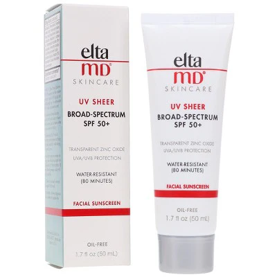 EltaMD UV Sheer Broad-Spectrum SPF 50+ Facial Sunscreen 1.7 oz - Imperfect Box - Image 7