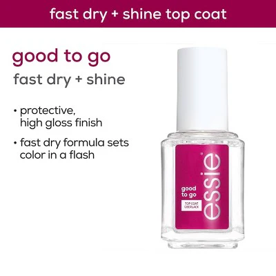 essie Good to Go Top Coat fast dry and shine 0.46 fl oz - Missing Box - Image 4