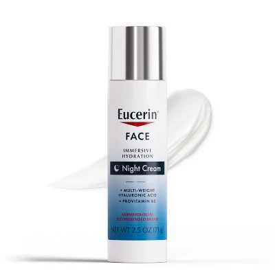 Eucerin Immersive Hydration Face Night Cream 2.5oz - New