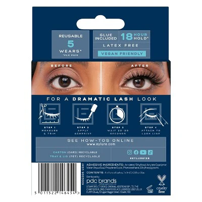 Eylure Definition False Eyelashes No 126 4pr - Imperfect Box - Image 6