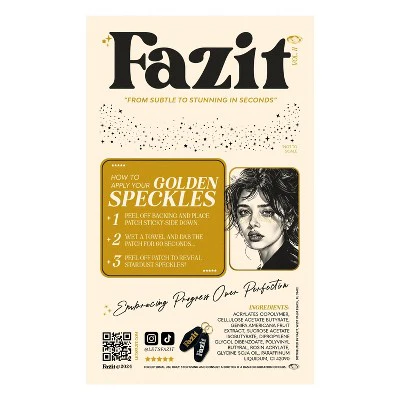 Fazit Gold Glitter Freckle Makeup Patches - New - Image 2