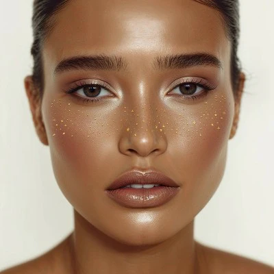 Fazit Gold Glitter Freckle Makeup Patches - New - Image 7