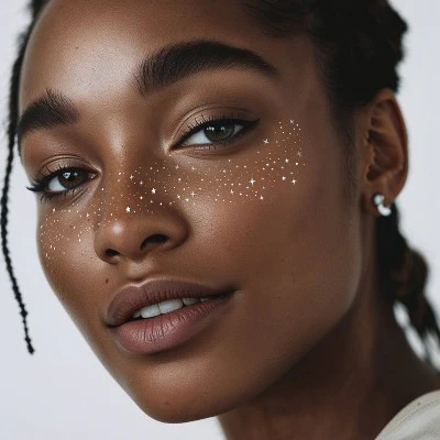 Fazit Silver Glitter Freckle Makeup Patches - New - Image 5