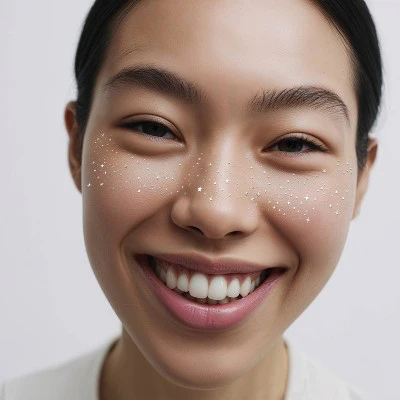 Fazit Silver Glitter Freckle Makeup Patches - New - Image 6