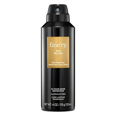 fine'ry. Men's Deodorant Spray Two Billion 4oz - Imperfect Container