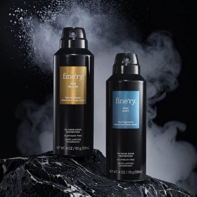 fine'ry. Men's Deodorant Spray Two Billion 4oz - Imperfect Container - Image 7
