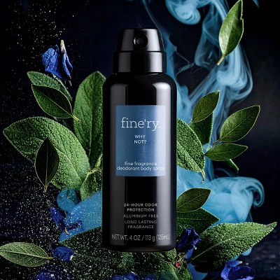 fine'ry. Men's Deodorant Spray Why Not? 4oz - Imperfect Container - Image 2