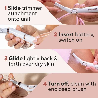 Finishing Touch Flawless Bikini Shaver and Trimmer Hair Removal Device - Imperfect Box - Image 8