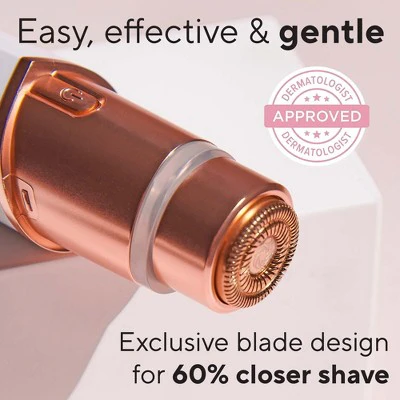 Finishing Touch Flawless Facial Hair Remover Electric Razor for Women Coral - Imperfect Box - Image 5