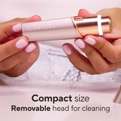 Finishing Touch Flawless Facial Hair Remover Electric Razor for Women Coral - Imperfect Box - Image 9