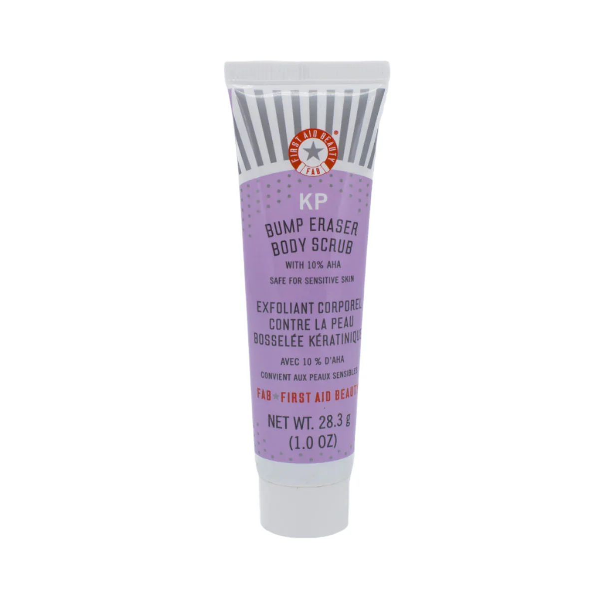 FIRST AID BEAUTY KP Bump Eraser Body Scrub with 10% AHA 1oz - Missing Box