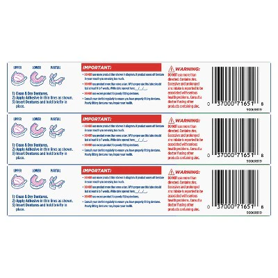 Fixodent Plus Scope Secure Denture Adhesive 2oz/3pk - Imperfect Box - Image 10
