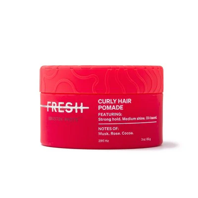 FRESH by Houston White Pomade for Curly Hair 3oz - New