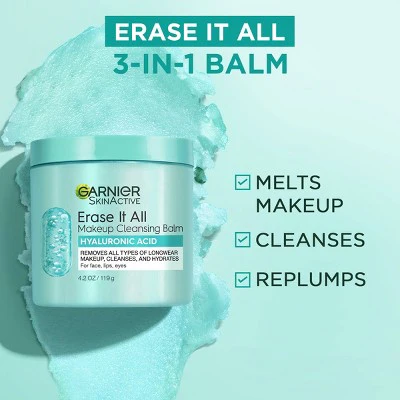 Garnier Makeup Cleansing Balm Hyaluronic Acid 4.2oz - New - Image 3