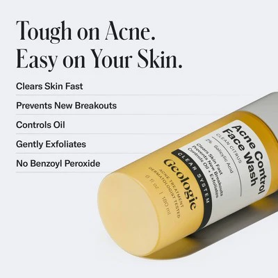 Geologie Clear System Acne Control Face Wash 6 fl oz - Imperfect Container - Image 4