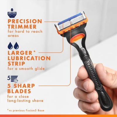 Gillette Fusion 5 Men's Razor Blade Refills 8ct - Missing Box - Image 2