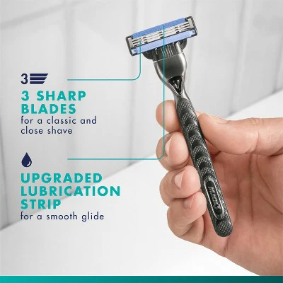 Gillette Mach3 Men's Razor Blade Refills 4ct - Missing Box - Image 3