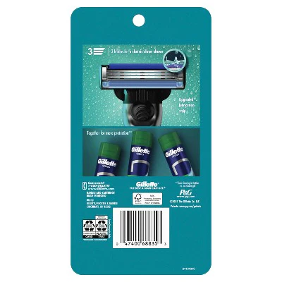 Gillette Mach3 Value Pack Razor Handle + 6 Blade Refills - Imperfect Box - Image 9