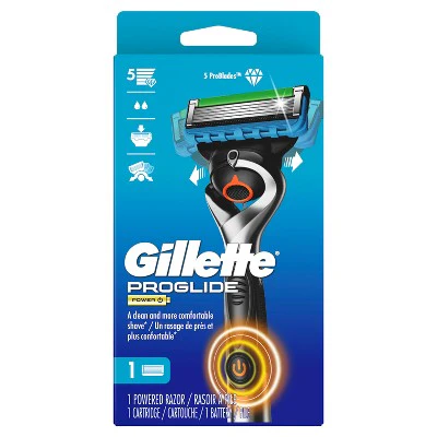 Gillette ProGlide Power Razor for Men 1 Gillette Power Razor Handle + 1 Blade Refill - New - Image 8