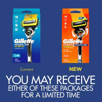 Gillette ProGlide Shield Men's Razor + 2 Razor Blade Refills - Missing Box - Image 3