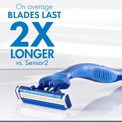 Gillette Sensor3 Comfort Men's Disposable Razors 12ct - New - Image 4