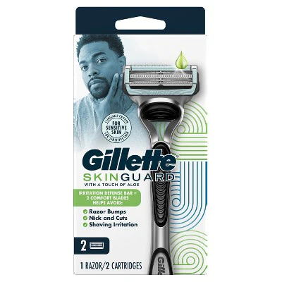 Gillette SkinGuard Razor + 2 Blade Refills - Imperfect Box - Image 10
