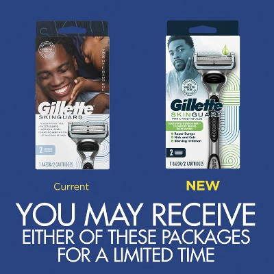 Gillette SkinGuard Razor + 2 Blade Refills - Imperfect Box - Image 9