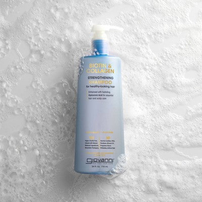 Giovanni Biotin & Collagen Strengthening Shampoo 24 fl oz - Imperfect Container - Image 3