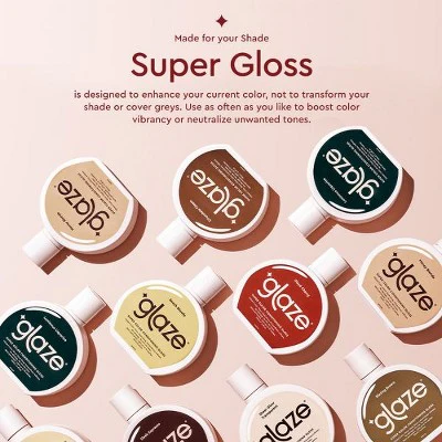 Glaze SuperGloss Color Conditioning Hair Gloss Glace; Cherry Vibrant Red 6.4 fl oz - Imperfect Container - Image 4