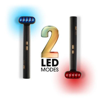 GLO24K 6-in-1 Beauty Therapy Wand for Face Eyes and Neck - New - Image 2