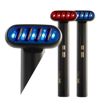 GLO24K 6-in-1 Beauty Therapy Wand for Face Eyes and Neck - New - Image 3
