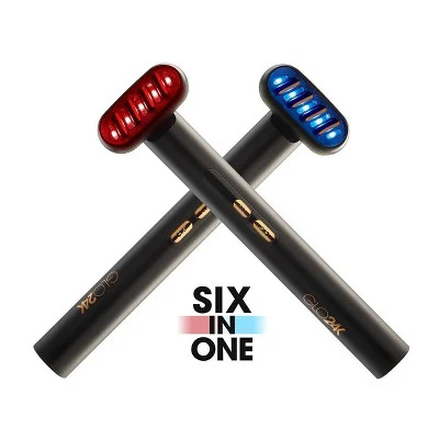 GLO24K 6-in-1 Beauty Therapy Wand for Face Eyes and Neck - New - Image 5