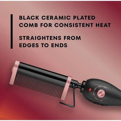Gold N Hot Pressing and Styling Heated Straightening Brush - Imperfect Box - Image 3