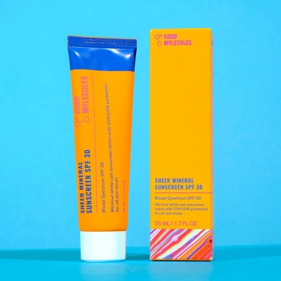Good Molecules Sheer Mineral Face Sunscreen SPF 30 1.7 fl oz - Imperfect Box - Image 4