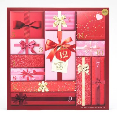 Happy Beauty Days 12-Day Advent Calendar Gift Set 12pc - Imperfect Box - Image 3