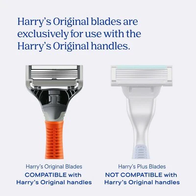 Harry's Original Razor Handle for Men with 5 Razor Blade Cartridges - New - Image 2