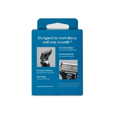 Harry's 5-Blade Men's Razor Blade Refills 4pk Compatible with All Harry's and Flamingo Razors - New - Image 2