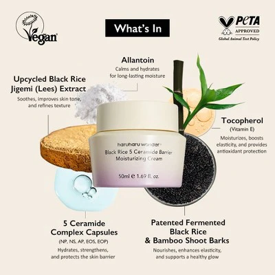 haruharu wonder Black Rice 5 Ceramide Barrier Moisturizing Cream 1.69 fl oz - Missing Box - Image 7