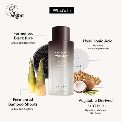 haruharu wonder Black Rice Hyaluronic Toner 5.07 fl oz - Imperfect Box - Image 7
