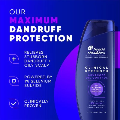 Head & Shoulders Clinical Strength Anti-Dandruff Citrus 13.5 fl oz - Imperfect Container - Image 4