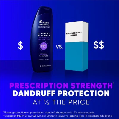 Head & Shoulders Clinical Strength Anti-Dandruff Citrus 13.5 fl oz - Imperfect Container - Image 8