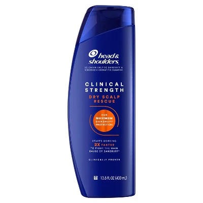 Head & Shoulders Clinical Strength Dry Scalp Rescue Herb Floral Shampoo 13.5 fl oz - New - Image 2