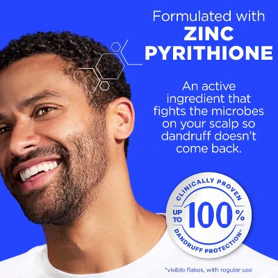 Head & Shoulders Men's 2-in-1 Shampoo and Conditioner, Anti-Dandruff Treatment, Old Spice Pure Sport for Daily Use, Paraben-Free 28.2 fl oz - Imperfect Container - Image 8