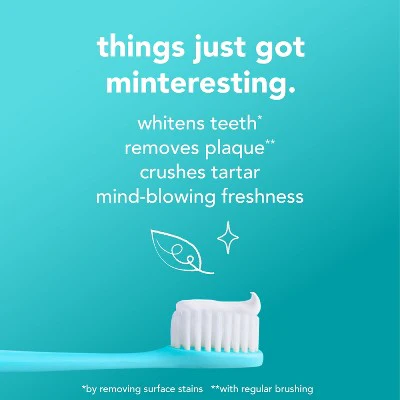 hello Antiplaque and Whitening Fluoride Free Toothpaste Natural Peppermint 5oz/2pk - Imperfect Box - Image 6