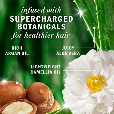 Herbal Essences Pure Plants Blend Argan Oil Repairing Color-Safe Shampoo/Conditioner Dual Pack 13.5 fl oz/2ct - Imperfect Box - Image 4