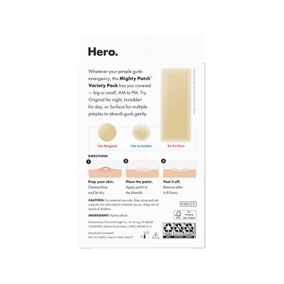 Hero Cosmetics Mighty Patch Variety Acne Pimple Patches 26ct - New - Image 2