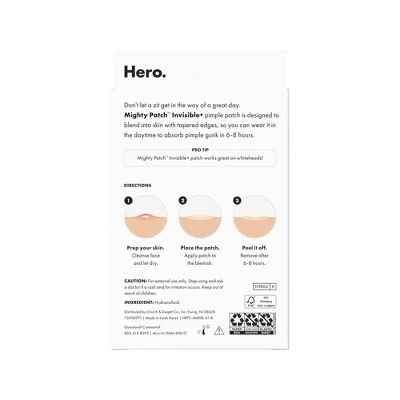 Hero Mighty Patch Invisible 24ct - Imperfect Box - Image 2