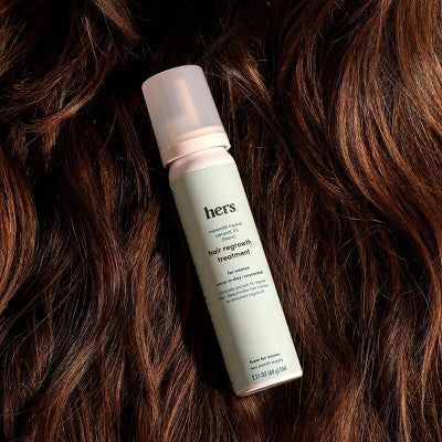 hers Hair Regrowth Foam Treatment 5% Minoxidil 2.11oz - Imperfect Box - Image 8