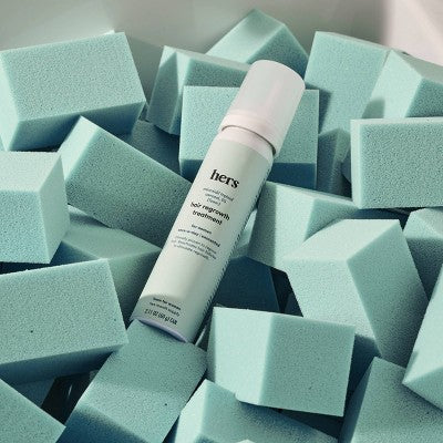 hers Hair Regrowth Foam Treatment 5% Minoxidil 2.11oz - Imperfect Box - Image 9